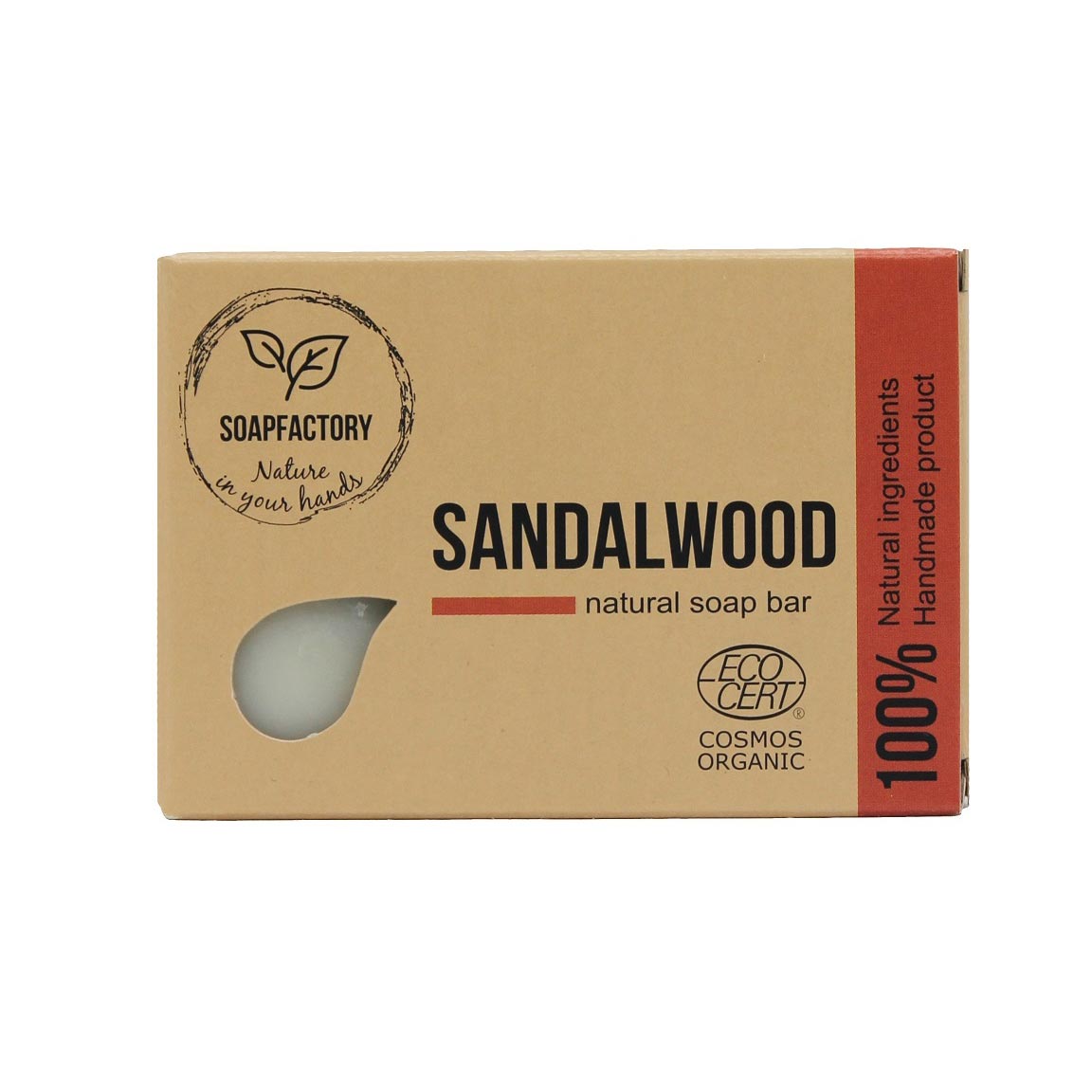 Soapfactory Sandelwood sæbebar - beroligende og antiseptisk aroma
