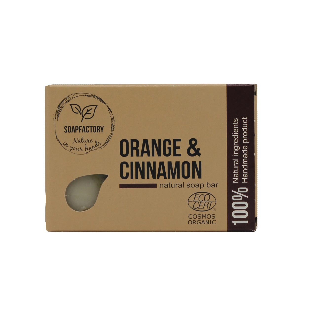 Soapfactory Orange & Cinnamon sæbebar - anti-cellulite