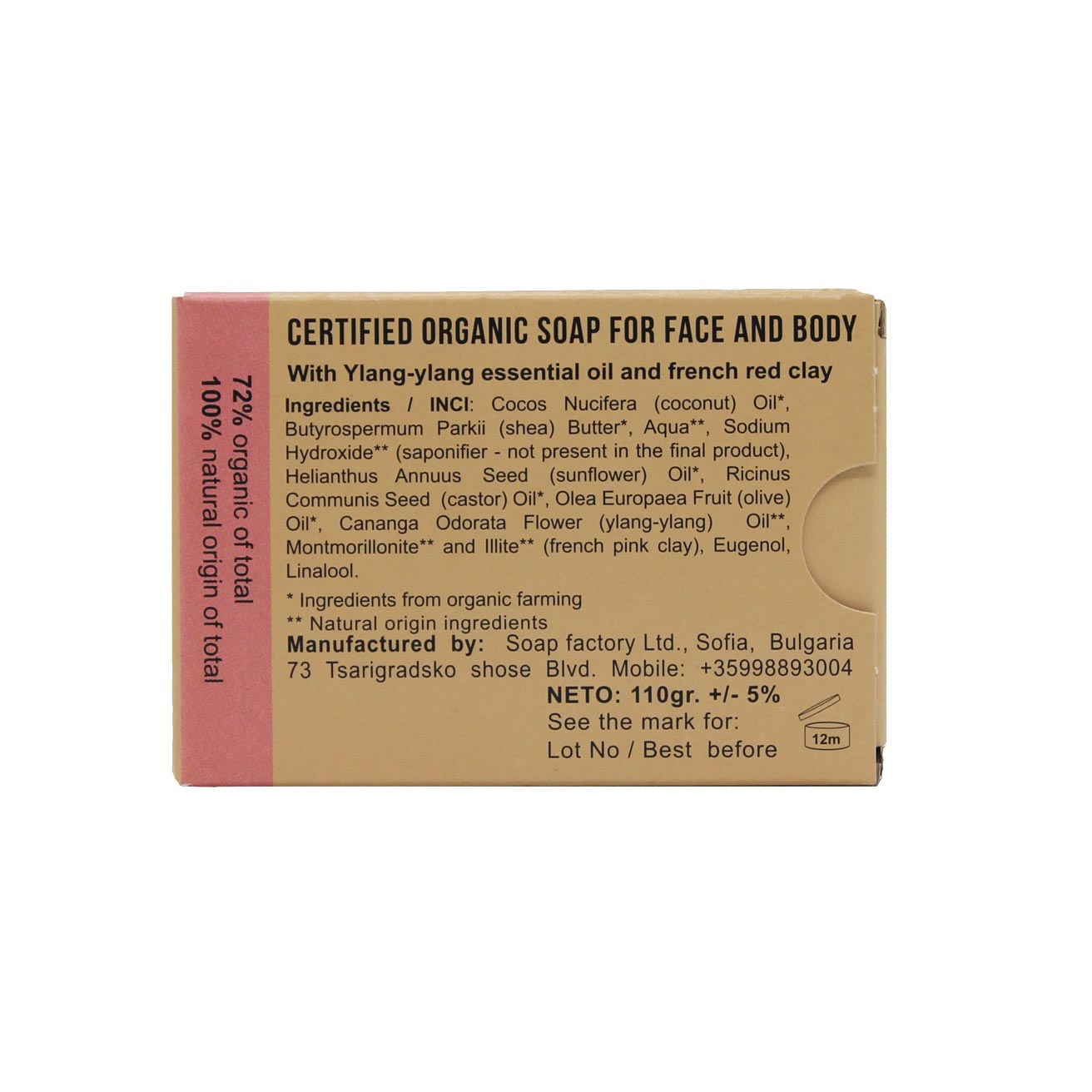 Soapfactory Ylang Ylang sæbebar - til følsom og problematisk hud.