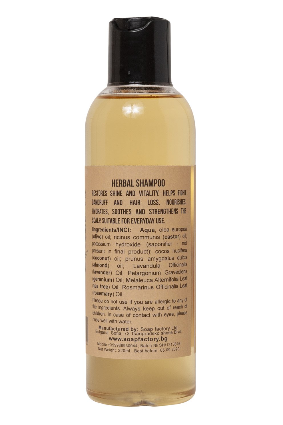 Soapfactory Herbal Shampoo - til normal og fedet hår