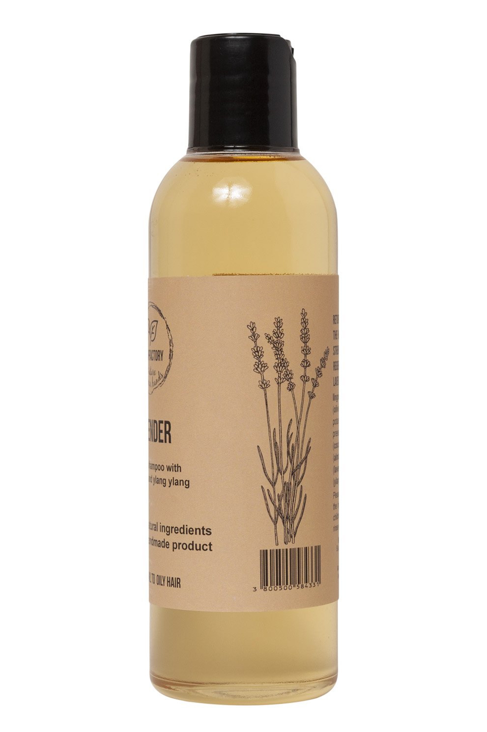 Soapfactory Lavendel Shampoo - til sensitiv hovedbund og skæl eksem