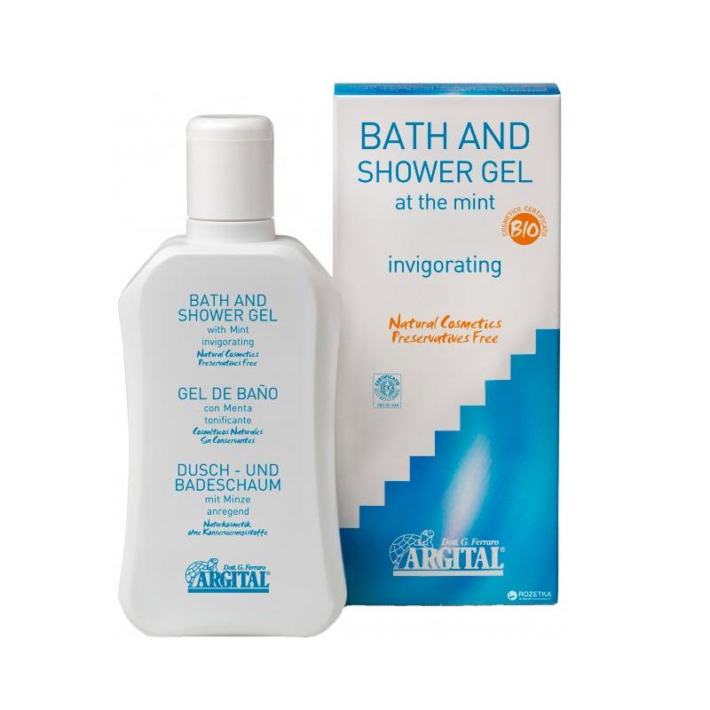 Argital energizing Bath and Shower Gel - med Pebermynte duft