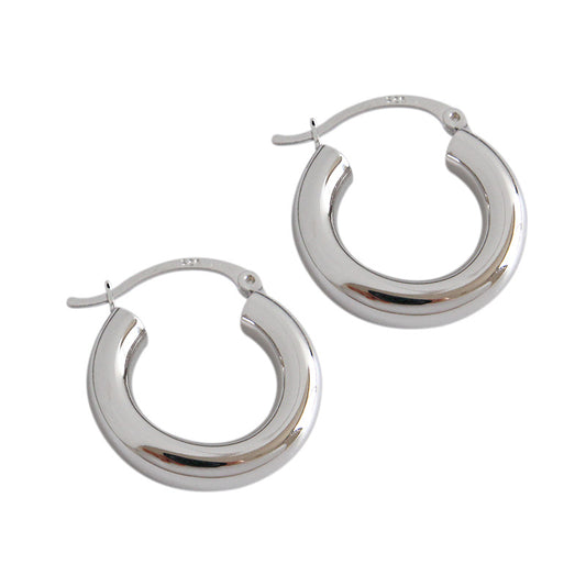 Cute Hoops sølv øreringe, 20mm